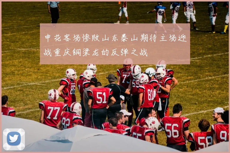 申花客场惨败山东泰山期待主场迎战重庆铜梁龙的反弹之战